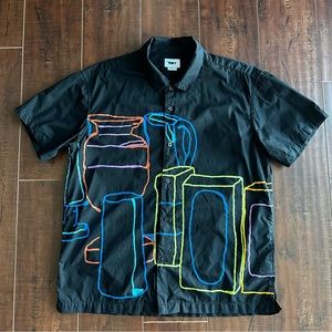 SOLD - OBEY Pottery Button Up Sz MED